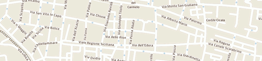 Mappa della impresa dental service sas di vespa gaspare e c a TRAPANI