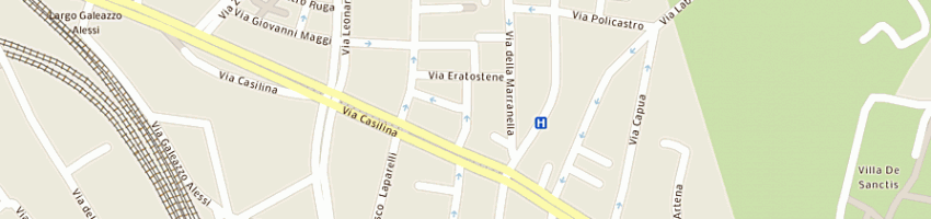 Mappa della impresa carabinieri a ROMA