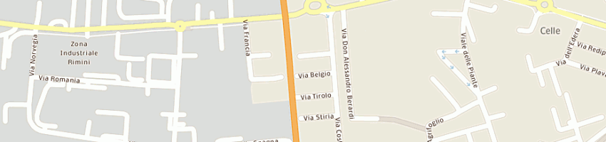 Mappa della impresa camporesi mario a RIMINI