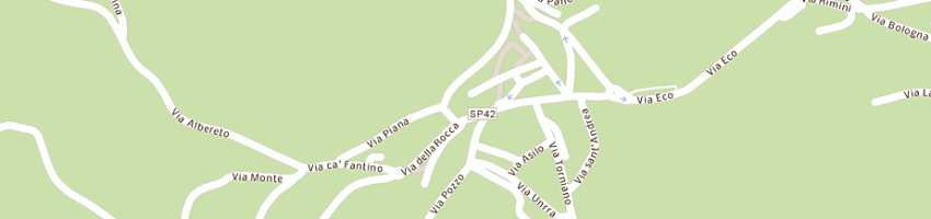 Mappa della impresa ristorante locanda malatesta a MONTESCUDO