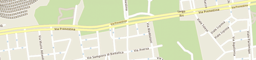 Mappa della impresa rinaldi alberto a ROMA