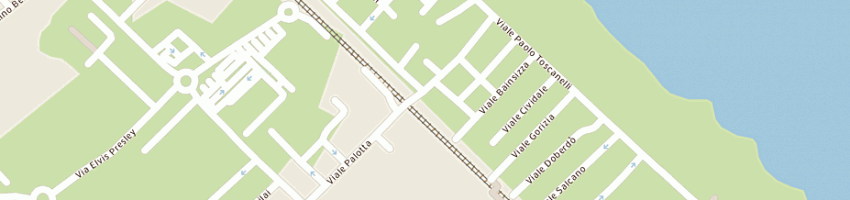 Mappa della impresa supermercato la fonte di bellavista ge csnc a RIMINI