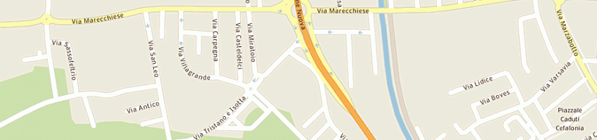 Mappa della impresa flli anelli snc di anelli alvaro - bruno - alberto 6 c a RIMINI