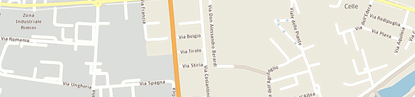 Mappa della impresa pasotti sergio a RIMINI