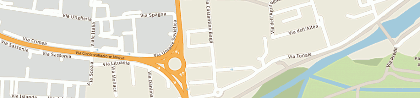 Mappa della impresa bernabini alessandro a RIMINI