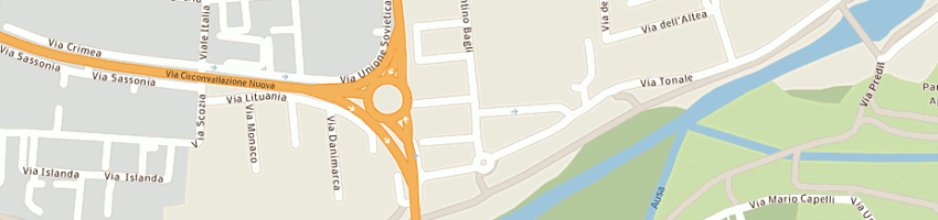 Mappa della impresa sbarlati mauro a RIMINI