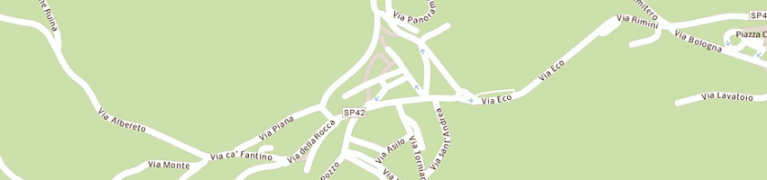 Mappa della impresa casadei escavazioni di casadei roberto e c snc a MONTESCUDO