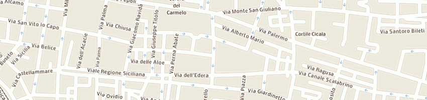 Mappa della impresa candela leonardo a TRAPANI