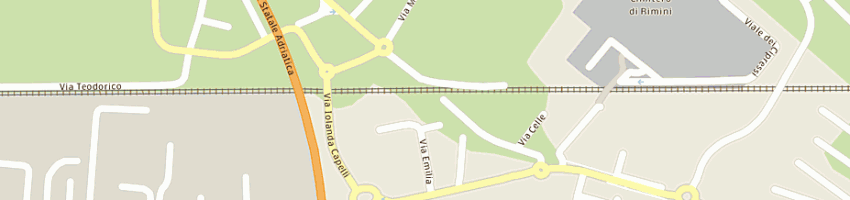 Mappa della impresa petrizzo felice a RIMINI