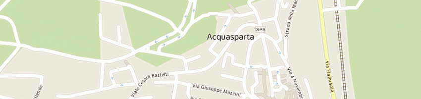 Mappa della impresa landi zeno a ACQUASPARTA