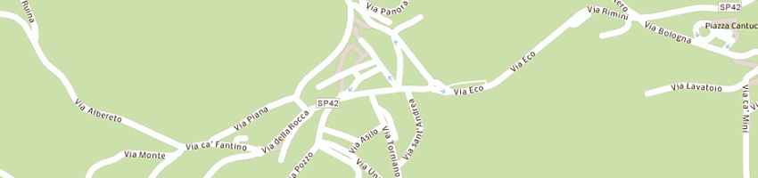 Mappa della impresa carabinieri a MONTESCUDO