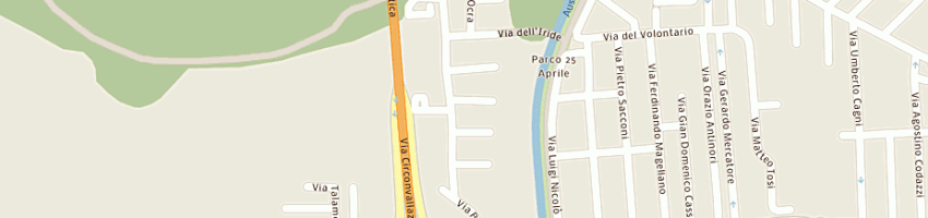 Mappa della impresa piscaglia donatella a RIMINI