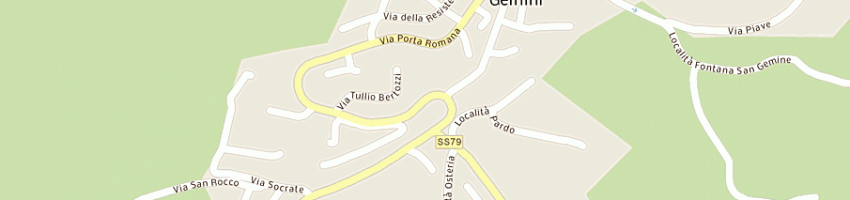Mappa della impresa paretti fausto a SAN GEMINI