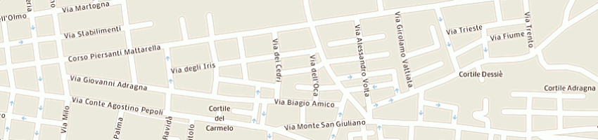 Mappa della impresa medimar di del carlo loredana e c - societa' in accomandita semplice a TRAPANI