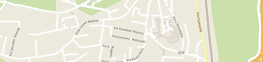 Mappa della impresa studio tecnico venturi a ACQUASPARTA