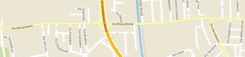 Mappa della impresa guaraldi srl a RIMINI