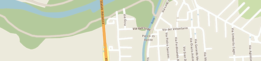 Mappa della impresa sabattini riccardo a RIMINI