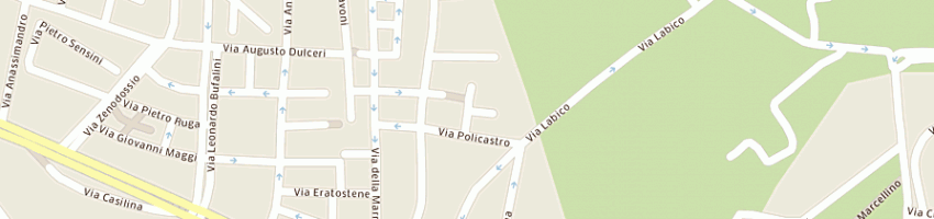 Mappa della impresa beg di berardinone eliseo e c snc a ROMA