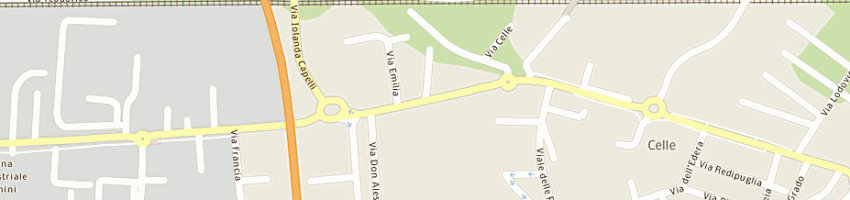 Mappa della impresa manzardo spa a RIMINI