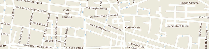 Mappa della impresa rmp di lucchese vincenzo e c sas a TRAPANI