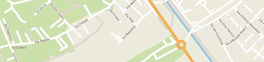 Mappa della impresa flli bini snc a RIMINI