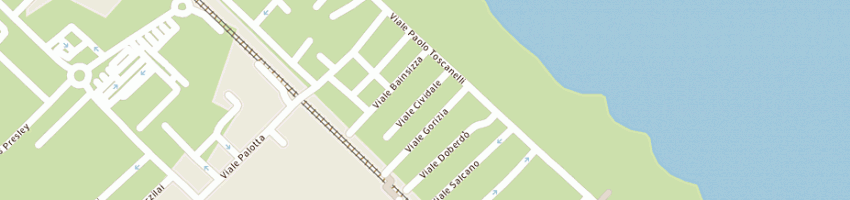 Mappa della impresa alberghi giardino a RIMINI