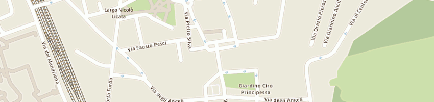 Mappa della impresa scuola elementare p mancini a ROMA