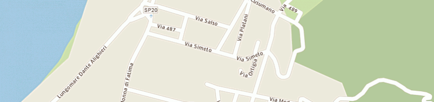 Mappa della impresa calderone srl a ERICE