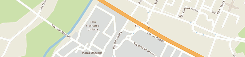 Mappa della impresa cspromotion (snc) a BASTIA UMBRA