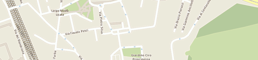 Mappa della impresa opera sante de sanctis a ROMA