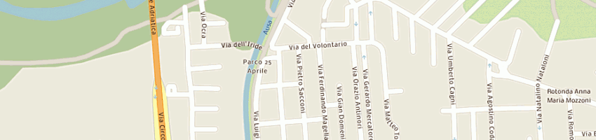 Mappa della impresa l'accessorio di morri sergio a RIMINI
