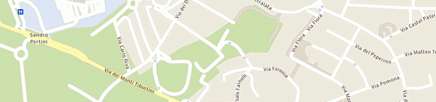 Mappa della impresa studio associato camerucci a ROMA