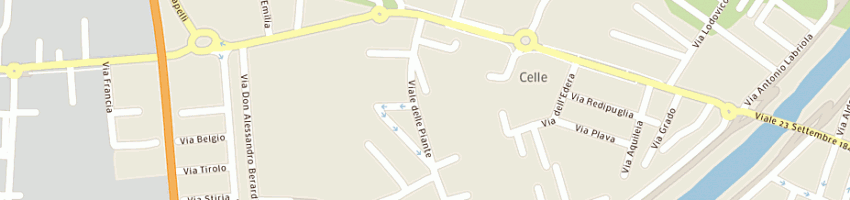 Mappa della impresa marini alessandro a RIMINI