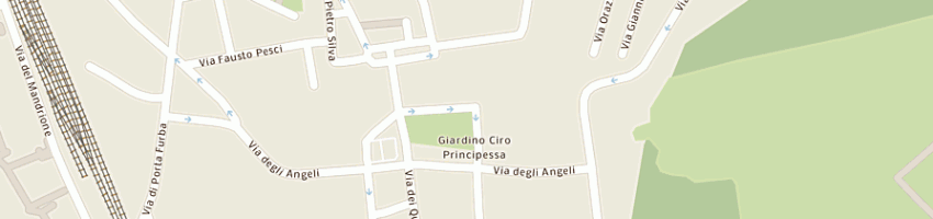 Mappa della impresa scuola media statale giorgio de chirico succursale a ROMA