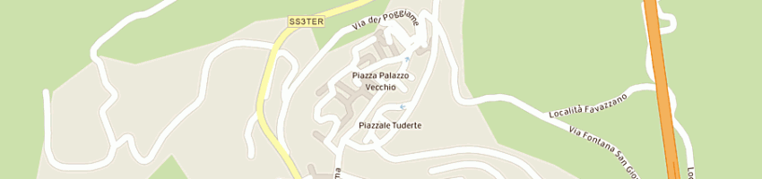 Mappa della impresa il pavone di battistini erminio a SAN GEMINI