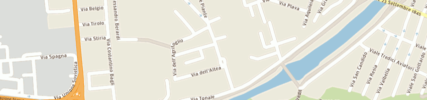 Mappa della impresa puntiroli giuseppe a RIMINI