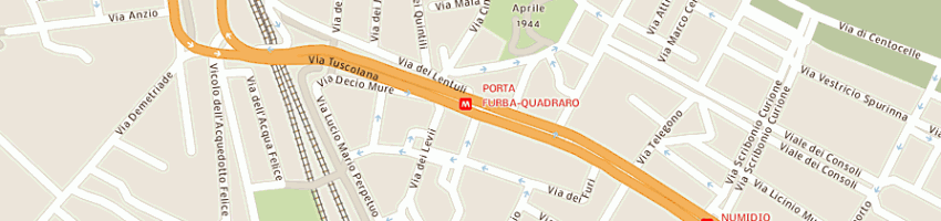 Mappa della impresa sicuracque di pietroforte vittorio e csas a ROMA