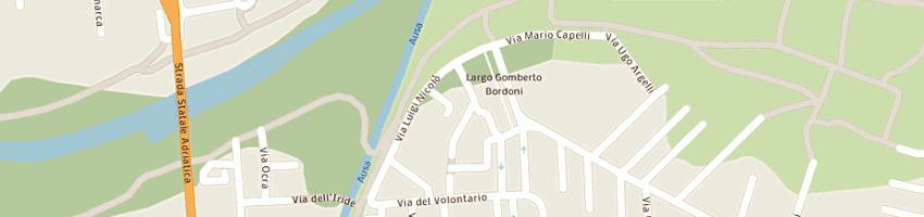 Mappa della impresa pozzi mario a RIMINI