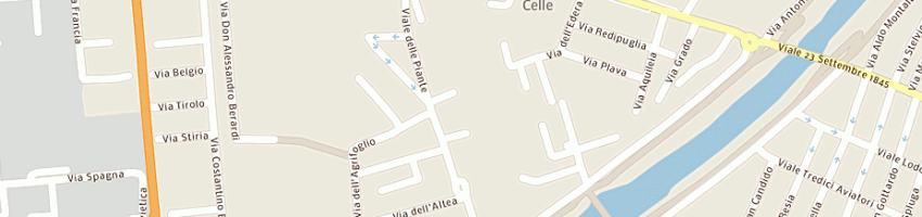 Mappa della impresa econsult (srl) a RIMINI
