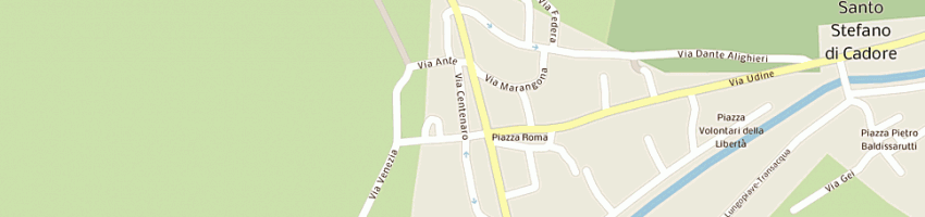 Mappa della impresa zandonella callegher adriano a SANTO STEFANO DI CADORE