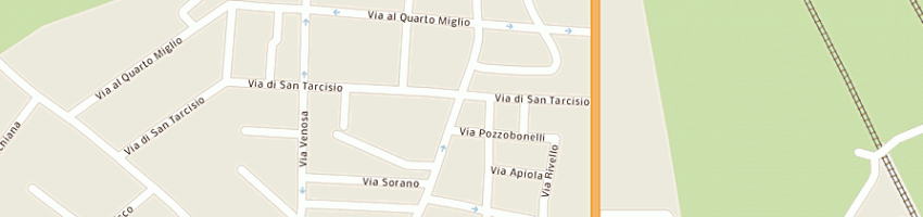 Mappa della impresa rosati snc a ROMA
