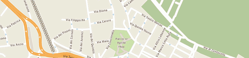 Mappa della impresa vitality club benessere sas di maria cristina tirabassi e c a ROMA