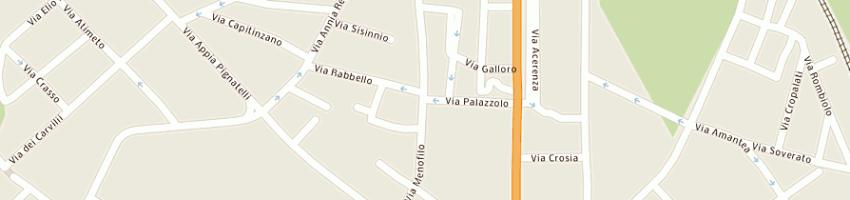 Mappa della impresa caiterzi igino a ROMA