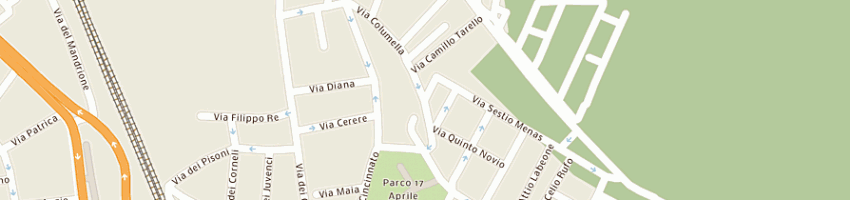 Mappa della impresa hcr srl a ROMA
