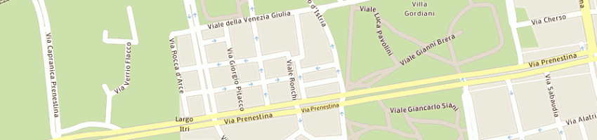 Mappa della impresa falasca franca a ROMA