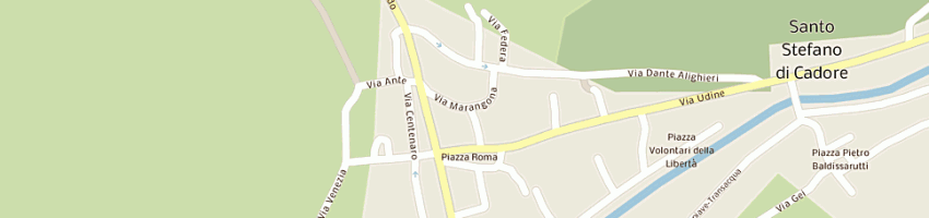 Mappa della impresa comis celeste srl materiali edili a SANTO STEFANO DI CADORE