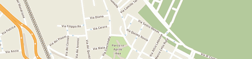 Mappa della impresa aromi e spezie del castello srl a ROMA