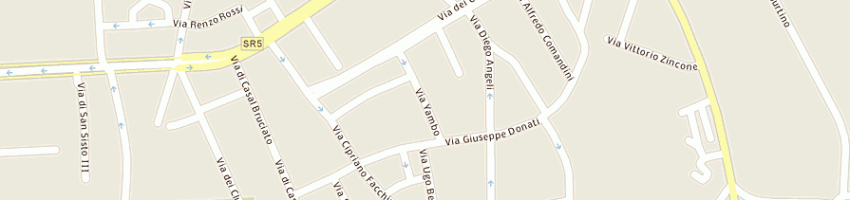 Mappa della impresa cima di valerio barbara e csnc a ROMA