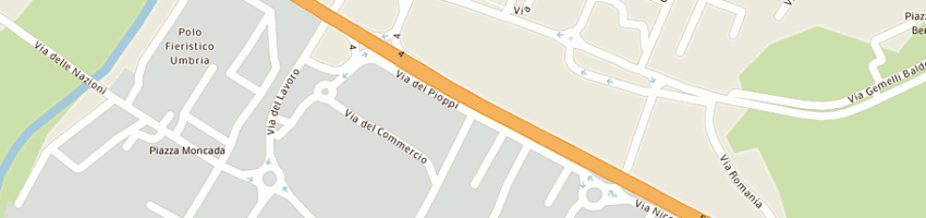 Mappa della impresa global center srl a BASTIA UMBRA