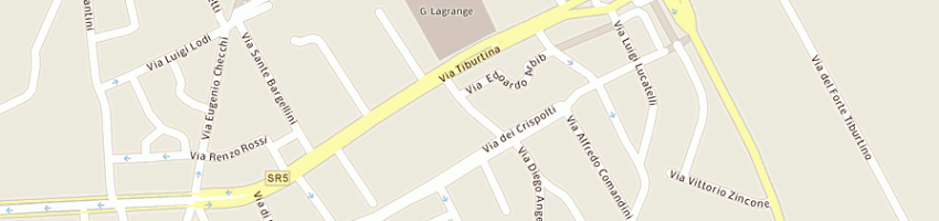 Mappa della impresa comat sas di flora mauriello e c a ROMA